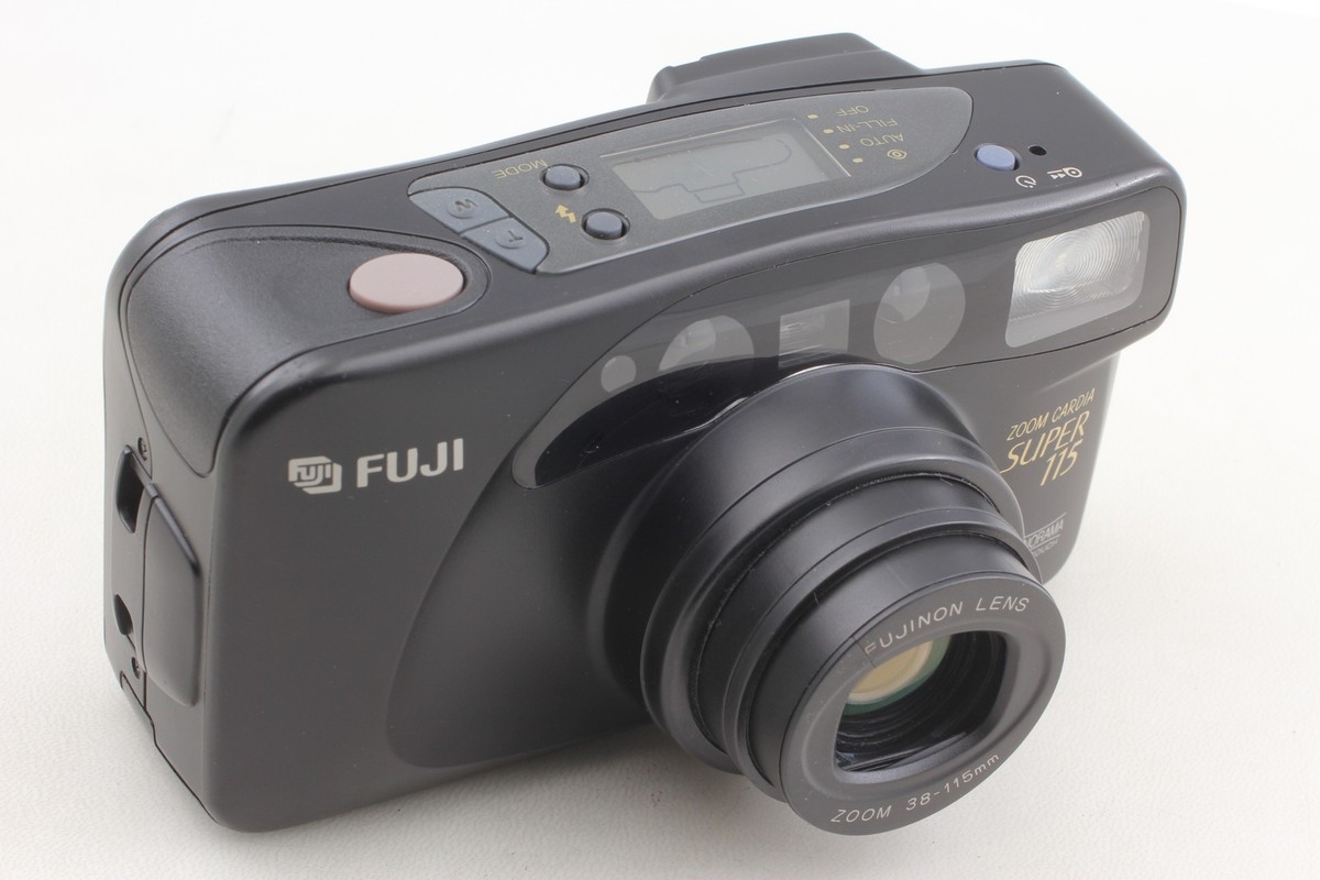 Near MINT] Fuji Zoom Cardia Super 115 Point & Shoot 35mm Film