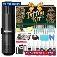 Tattoo Gun Kit, Tattoo Kit with Uninterrupted Power for Beginners
