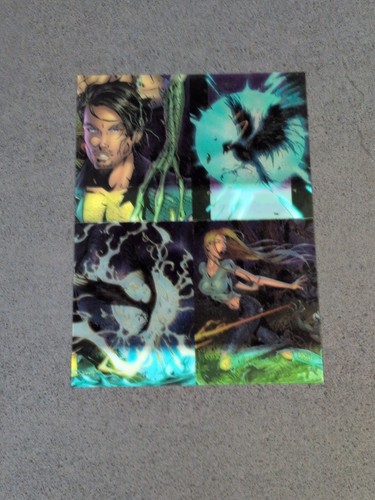 1997 Darkchylde Clear Chrome 4 Card Uncut Panel - Picture 7 of 7