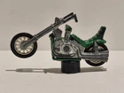 Hot Wheels Rrrumblers 1971 Devils Deuce Motorcycle Green Bike Made In Mexico