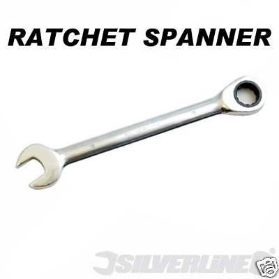 NEW Silverline Polished combination Ratchet Spanner 21MM FREE UK P&P