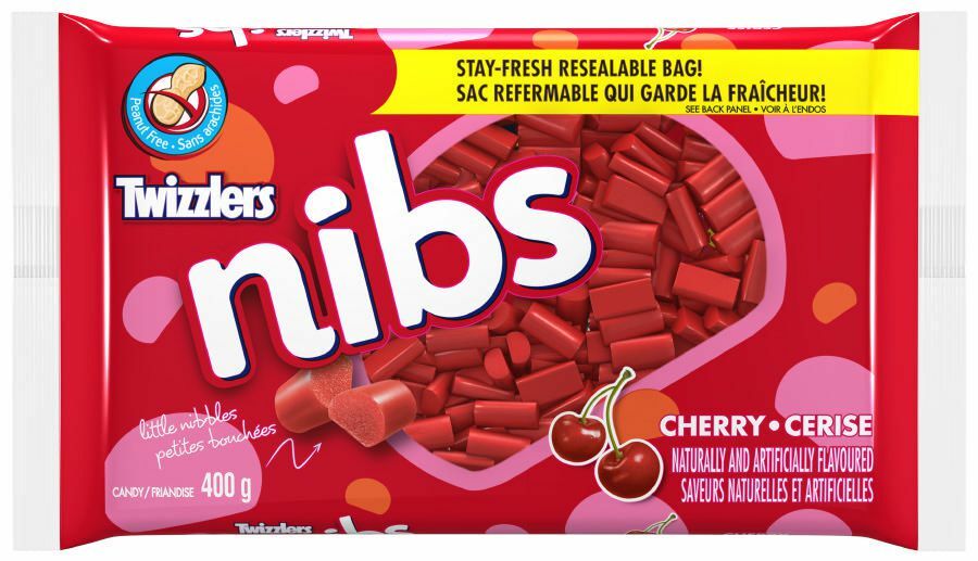 Twizzlers Nibs Cherry Chewy Candy Liquorice 14 oz each from