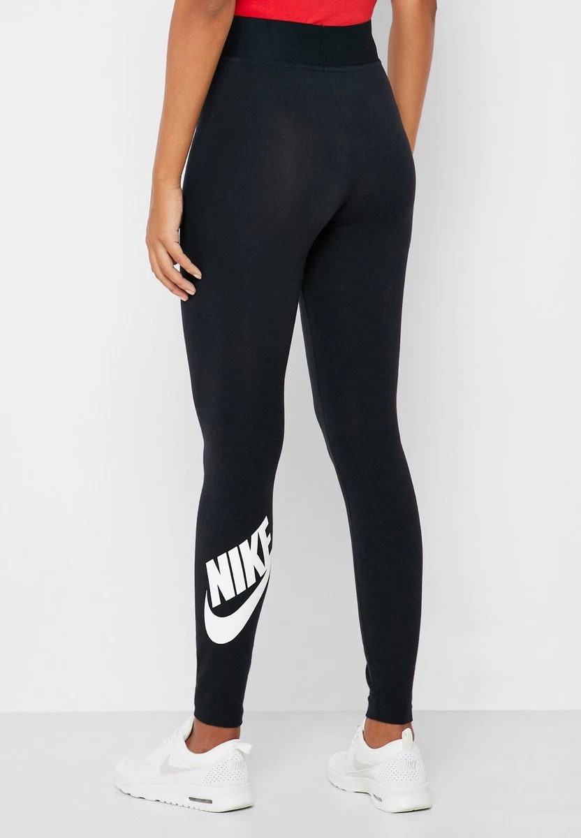 NEW Nike Women's Leg-A-See Futura Leggings - BQ9771-010 - Black - Small