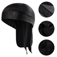 Breathable Biker Head Wrap Skull Caps Motorcycle Riding Bandana Headwear Cover