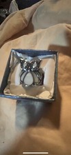Silver owl ring