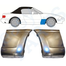 Für Mazda MX 5 NA 1989-1998 Vorne Kotflügel reparatur blech Paar