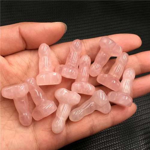 Wholesale Natural mix mini Penis Carved quartz Crystal Massager Wand Healing - Picture 96 of 296
