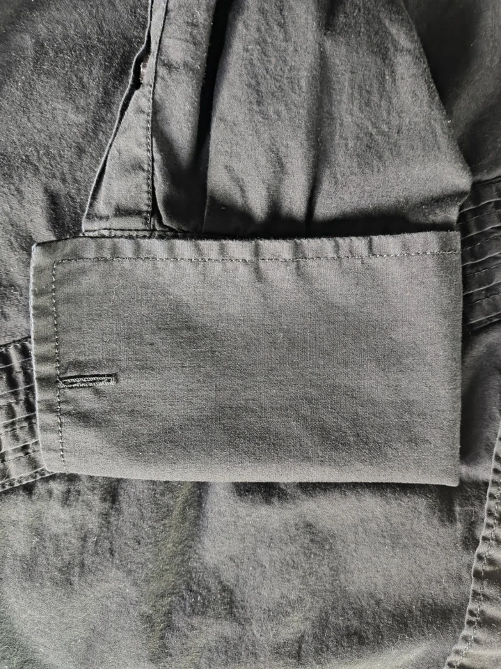 Guess French 袖口中号黑色正装衬衫 — 第 3/4 张图片