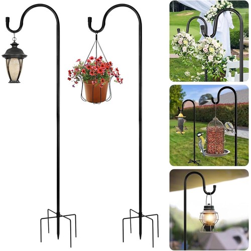 Garten Schäferhaken 2x 120 Gartenstecker Gartenstab Hirtenhaken Laternenhalter - Bild 4 von 18