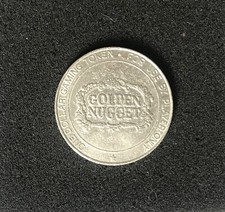Golden Nugget Gaming Token Slot, Atlantic City, One Dollar Vintage