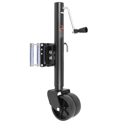 1500 lbs Heavy-Duty Swivel Boat Trailer Jack, 6-Inch Wheel, Enhanced Stability