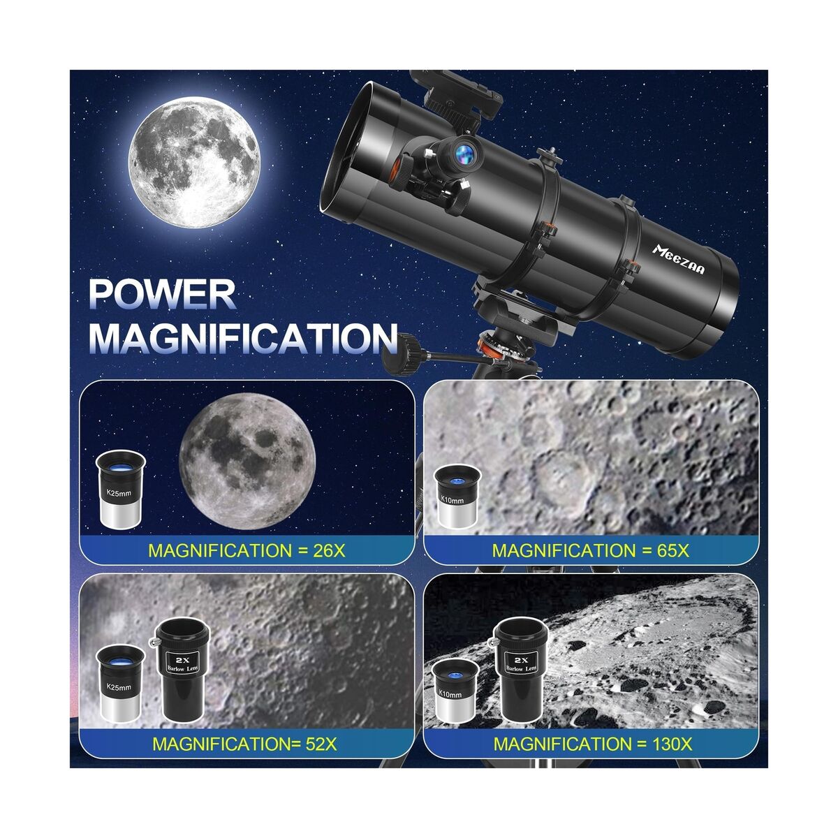 150EQ Beginner Reflector Telescope For Adults