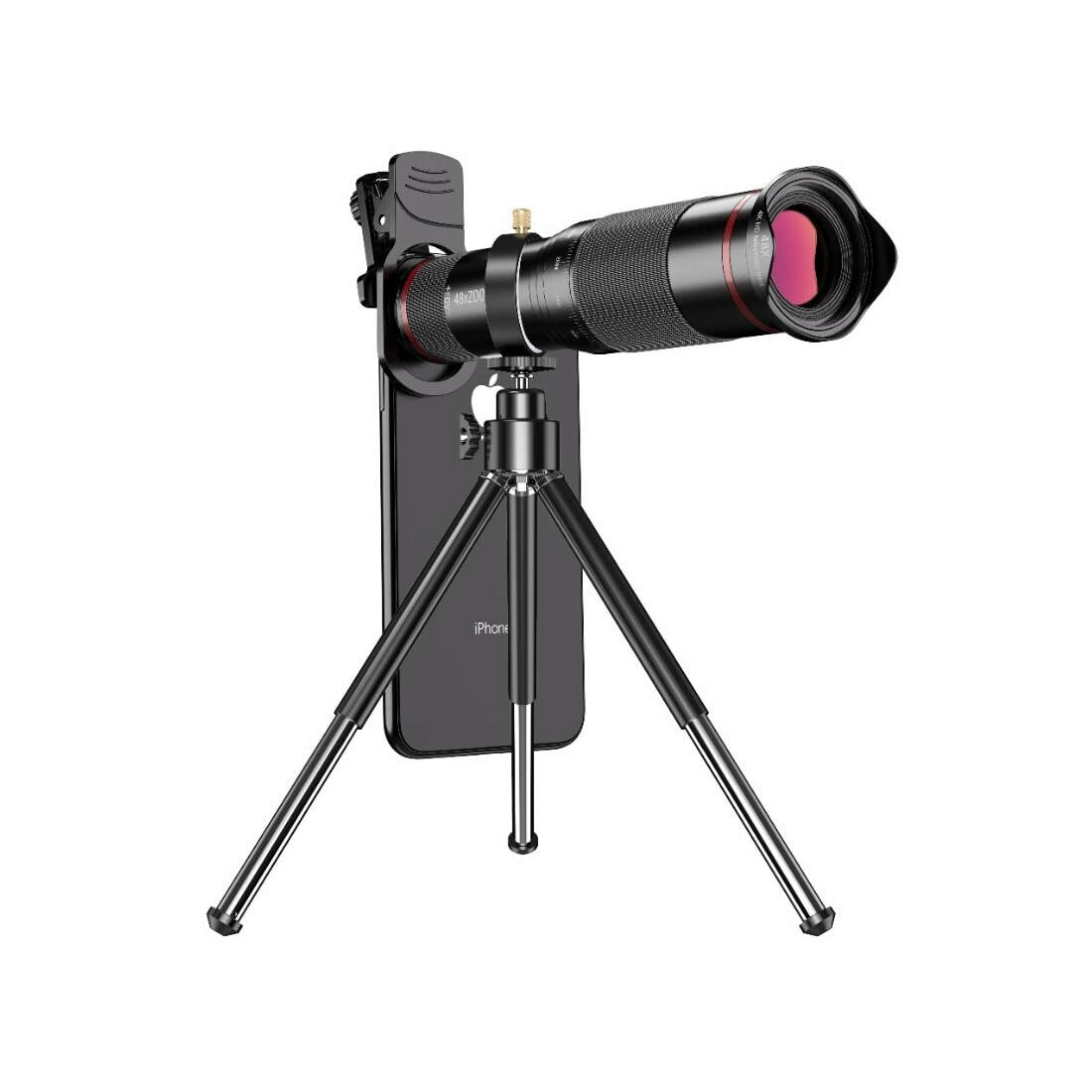 48x Macro Telescope Phone Lens for iPhone / Samsung / Google