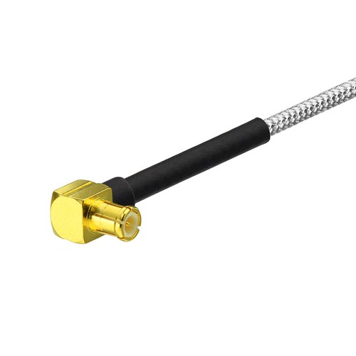 Cable RF macho a MCX macho ángulo recto RG405 12" para antena coleta inalámbrica - Imagen 2 de 3