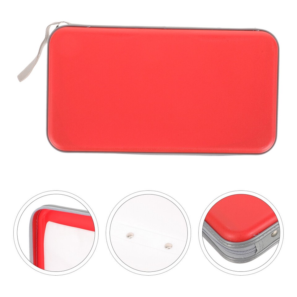 2pcs DVD Case Car CD Pouch Disc Storage Pouch Zipper CD Case DVD