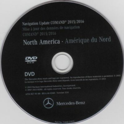 2007-2009 Mercedes S450 S500 S550 S600 Navigation DVD NTG3 Command Aps v15