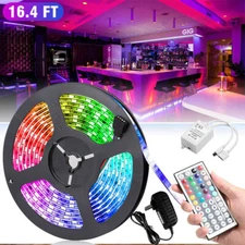 Led Strip Lights 16.4ft RGB Led Room Lights 3528 Led Tape Lights Color Changing