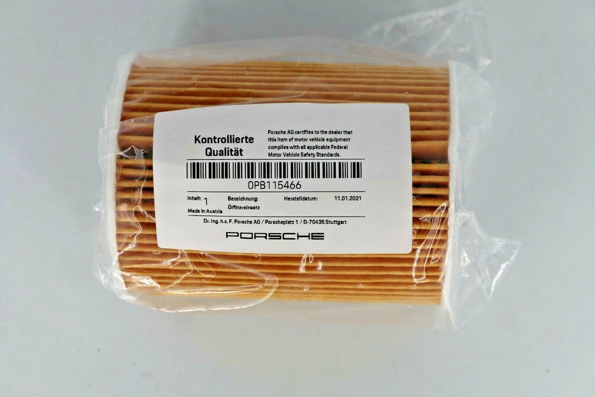 Porsche Genuine Engine Oil Filter 0PB115466 | eBay