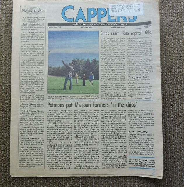 Capper's Newspaper (Topeka, Kansas) Volume 111, No. 7 (March 28, 1989