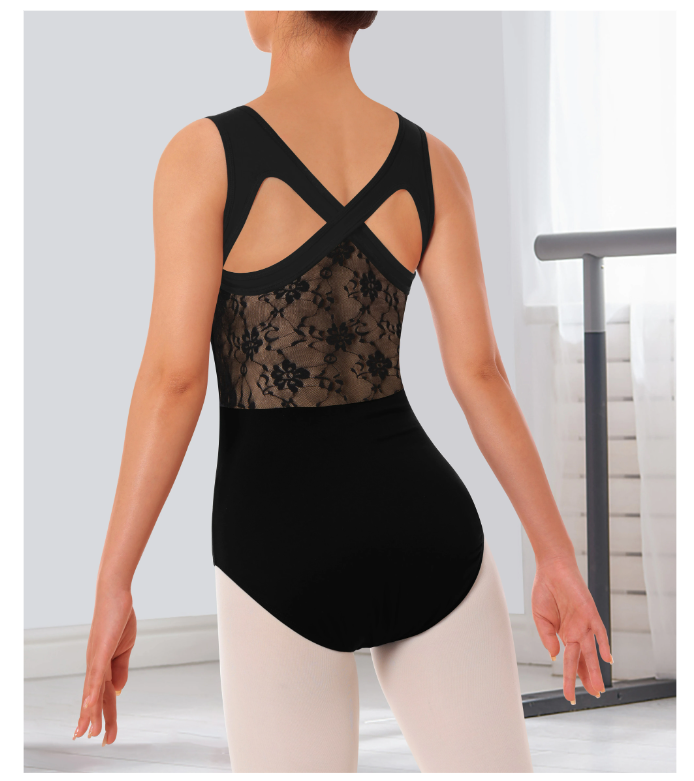 Black Leotard Black Dance Leotard Adult Girls Black Leotard Black