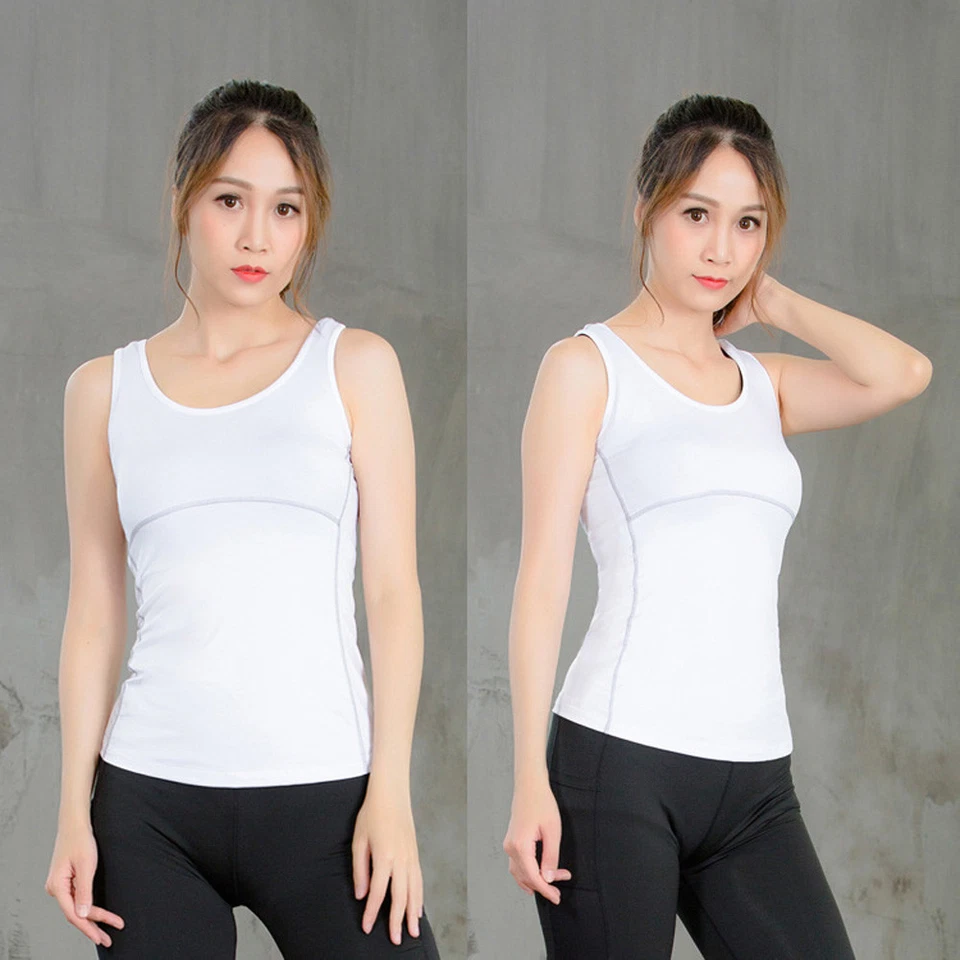 Женский эластичный жилет спортивная одежда топы спортзал йога фитнес спортивная одежда YL044 - Изображение 4 из 4