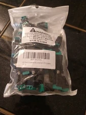 10 pcs 2.1x5.5mm DC Male Power Jack Connector Plug Adapter for CCTV Camera LED