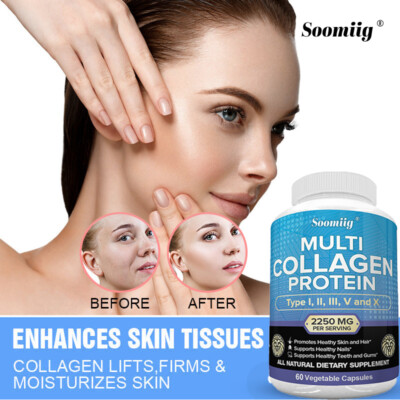 Multi-collagen Peptide Anti-aging Skin Collagen Capsules