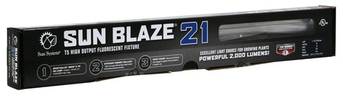 Sun Blaze T5 HO Fluorescent 21 - 2 ft. Fixture, 1 Lamp, 120V - Picture 2 of 9