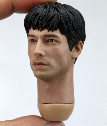 1/6 Grant Gustin Flash Male Man Head Sculpt F 12" Hot Toys Worldbox Body Figure - Picture 8 of 11