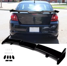 For 08-14 Dodge Avenger 57" Glossy Black TRD Style Rear Trunk Lip Spoiler Wing