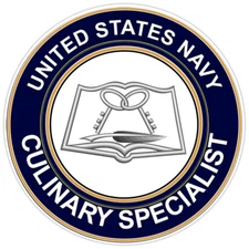 U.S. Navy Culinary Specialist Bumper Sticker Military Vinyl Soldier Decal 5"