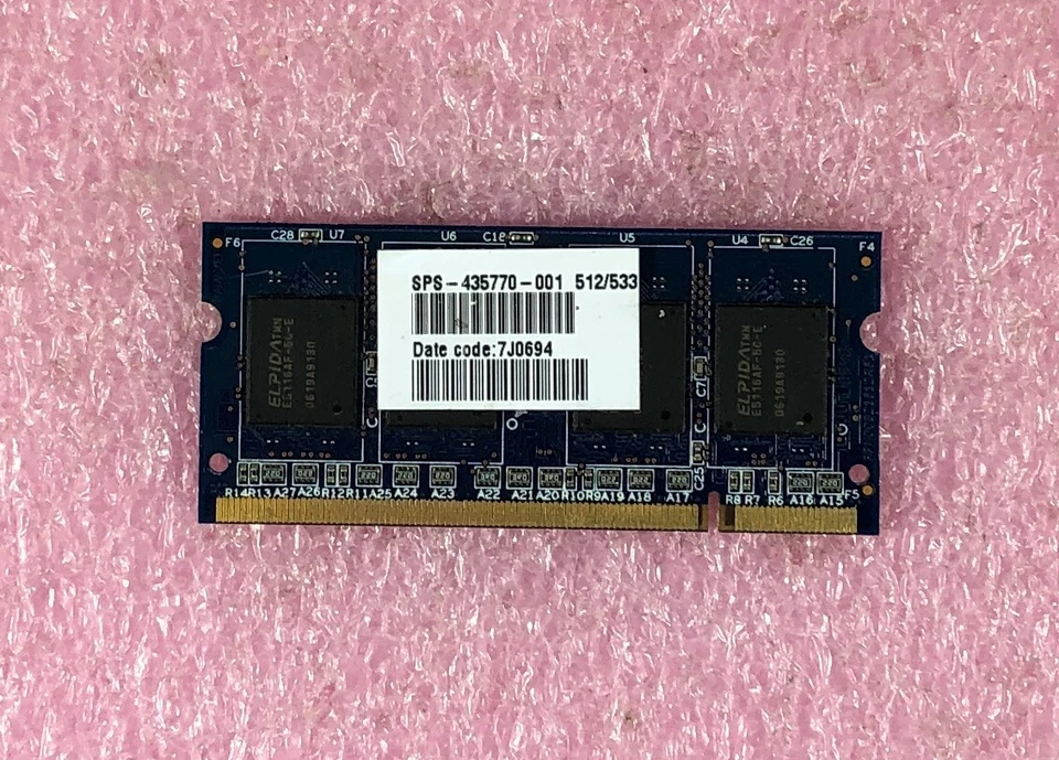 512MB RAMAXEL DDR2-533 PC2-4200S  NON-ECC SODIMM MEMORY RAM - RMN1270EF46D6F-533 - Image 2 of 2