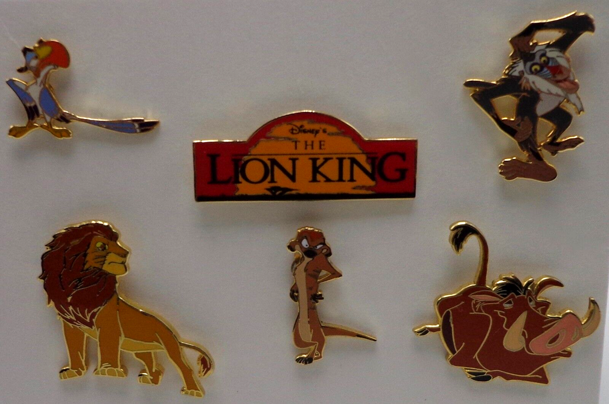 Disney DLR GWP Lion King Map Pin Mini 6 Pin Set + Map | eBay