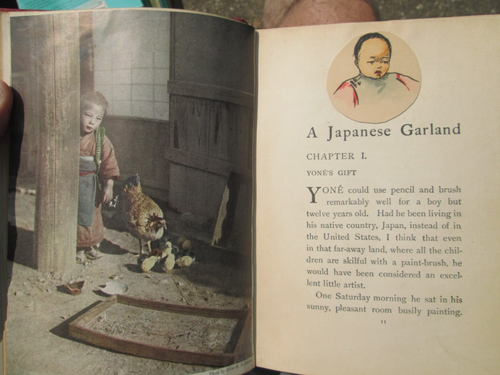 OOAK A Japanese Garland by Florence Peltier 1903 1st Edition w/ Newspaper Clips - Picture 6 of 9