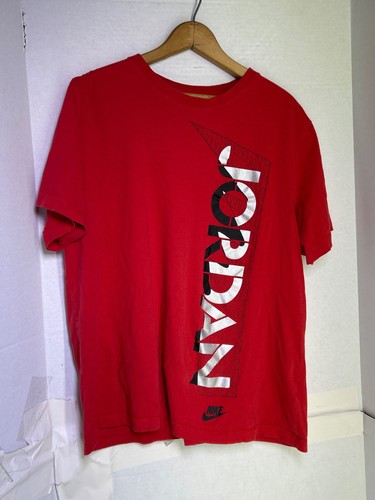 Nike Air Jordan Tee mens XL red graphic print - Picture 2 of 7
