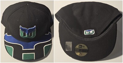 Hartford Whalers NHL New Era 59Fifty 1/4 Fitted Hat Vintage
