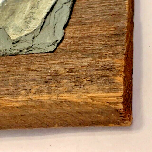 VTG Barn Wood Art Studio Decor Slate Estate Snow Lodge Cabin Chalet Rustic Rare - Picture 15 of 21