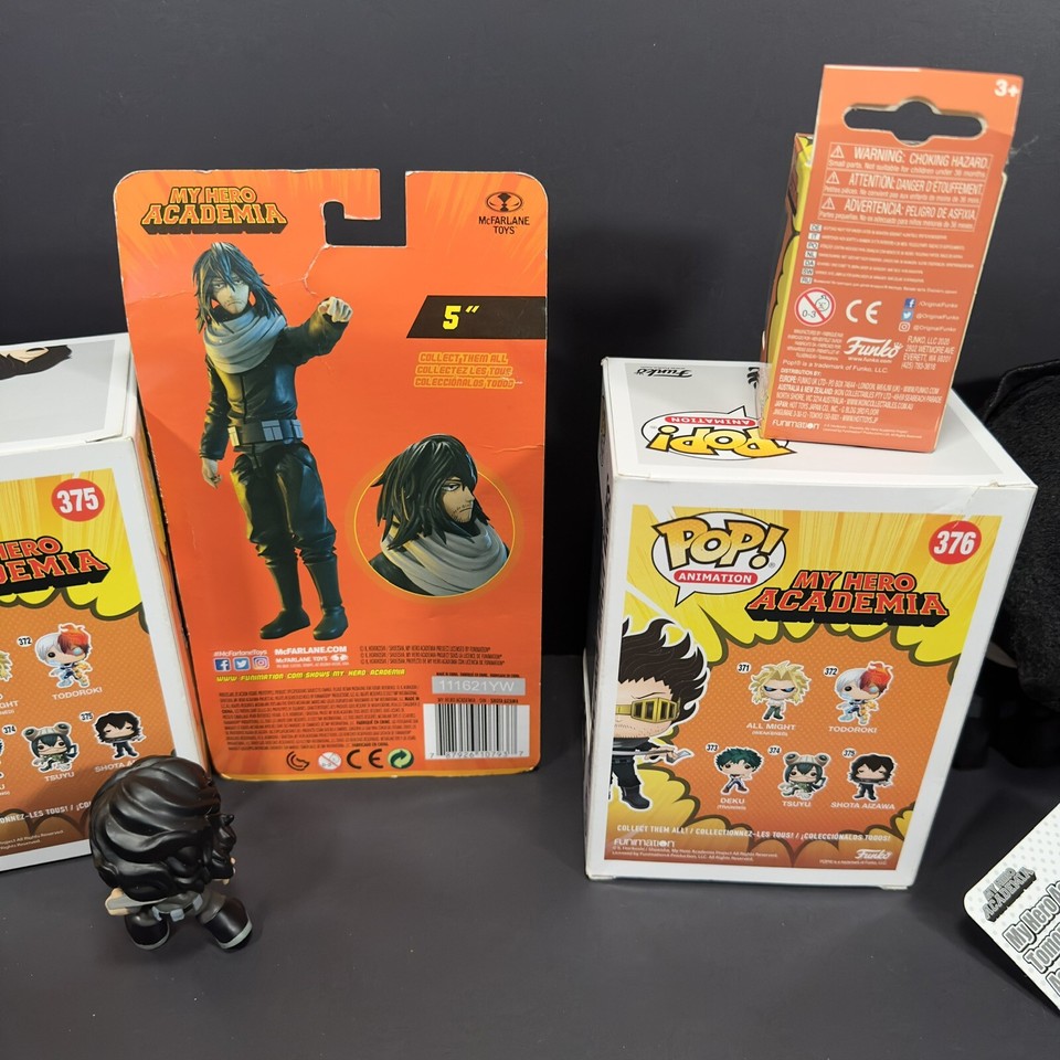 My Hero Academia Shota Aizawa Eraserhead Hero Lot Bundle Funko pop Figures Plush eBay