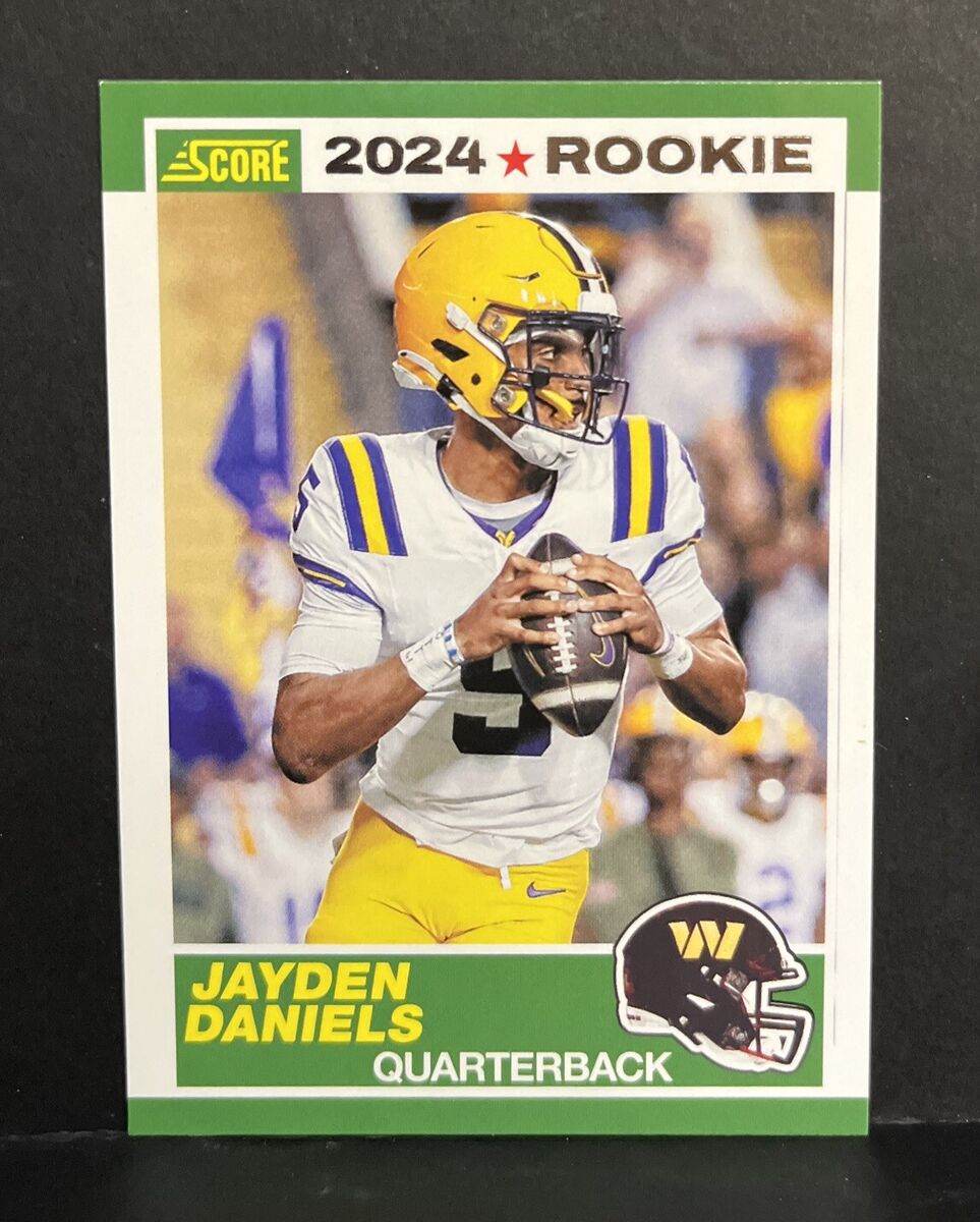 2024 Panini Score Jayden Daniels RC Rookie Card #2 35th 2024 Panini Score Jayden Daniels RC Rookie Card #2 35th