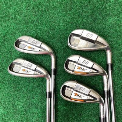 Nickent 7DX Tungsten 5,6,7,9,PW iron set True Temper Uniflex Lamkin REL 3Gen RH