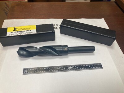 Interstate 63322846,  21mm Reduced Shank Drill, 118°, 1/2'' Shank, Silver&Deming