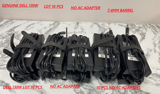             10 PCS LOT GENUINE DELL 130W CHARGERS NO AC ADAPTERS             