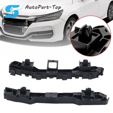 Pair Front Bumper Bracket Set Fit 2013-2017 Honda Accord Plastic Left Right