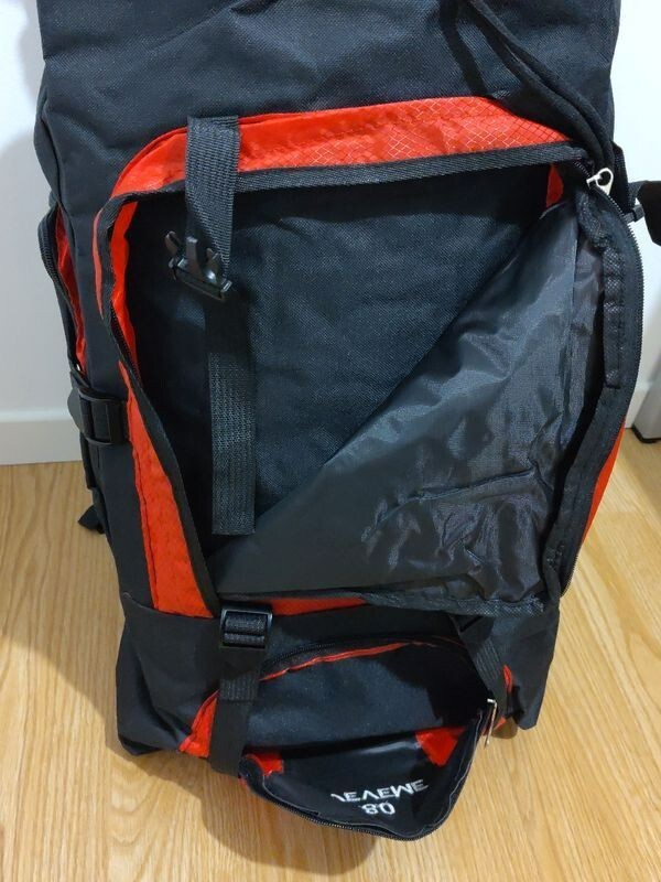 Sac à dos escalade 80L imperméable grand volume trekking - 4