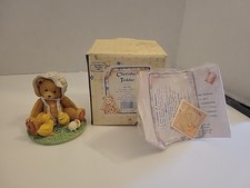 Cherished Teddies Becky Springtime Happiness Bear w/ Chicks Figurine 916331