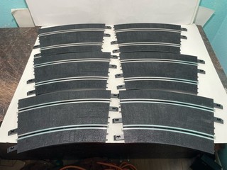 Ninco 1:32 Scale Slot Car Race Track Curve 6 Piece Lot Compatible W/ 1:24 Lot#1