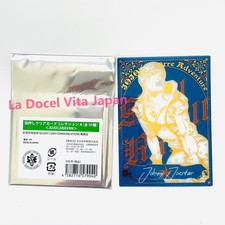 Tarjeta transparente de lámina de exposición Jojo Caravan A 02 Johnny Joestar 2025 STEEL BALL RUN