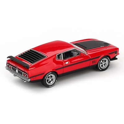 MINI GT 1971 FORD MUSTANG MACH 1 1/64 DIECAST MODEL CAR RACE RED