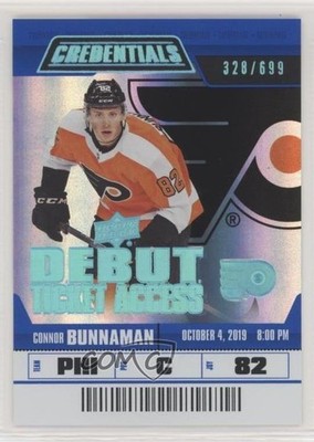 2019 Credentials Debut Ticket Access /699 Tier 2 Connor Bunnaman Rookie RC a2k