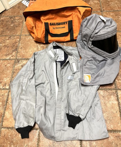 Honeywell Salisbury  Arc Flash kit 40 Cal/CM2 Hood Overall Coat Bag